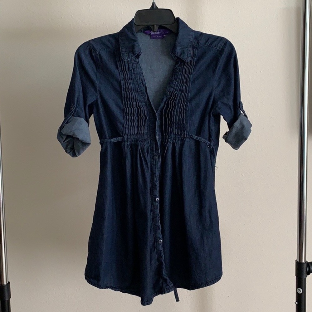 Jean Button Up Shirt
